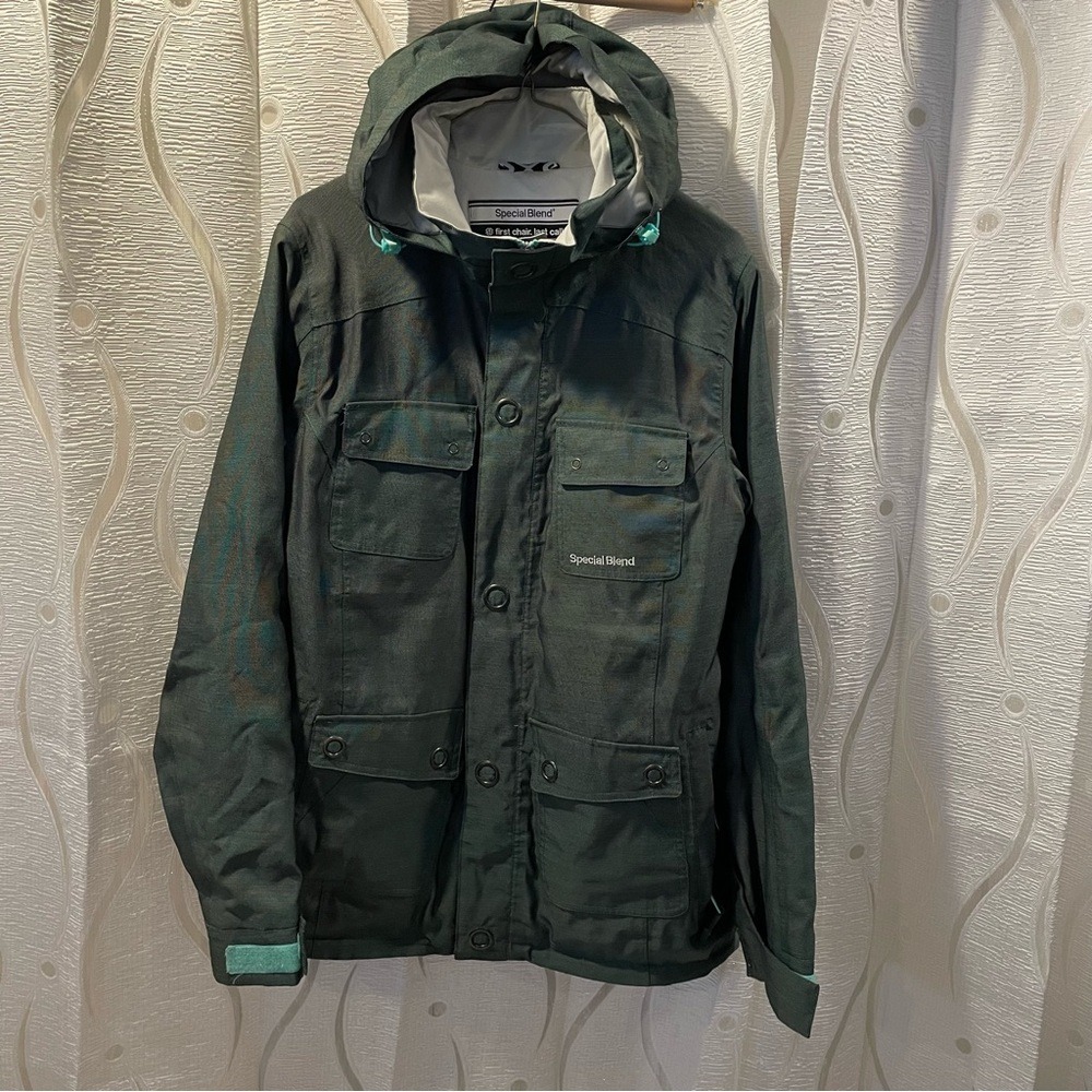 Special Blend Women's Liberty Fit Hooded‎ Jacket Green Size L
